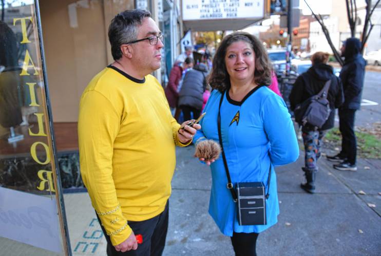 Tricorders and Tribbles look for intelligent life on Halloween in Greenfield. 