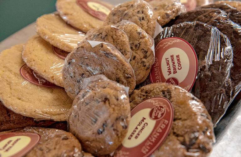 Baked goods made at the Franklin Community Co-Op sold at Leverett Village Co-Op after a recent partnership on some of the fresh kitchen items.