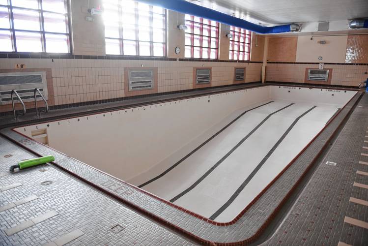 Franklin County’s YMCA in Greenfield has drained the pool for a roughly $350,000 repair project.