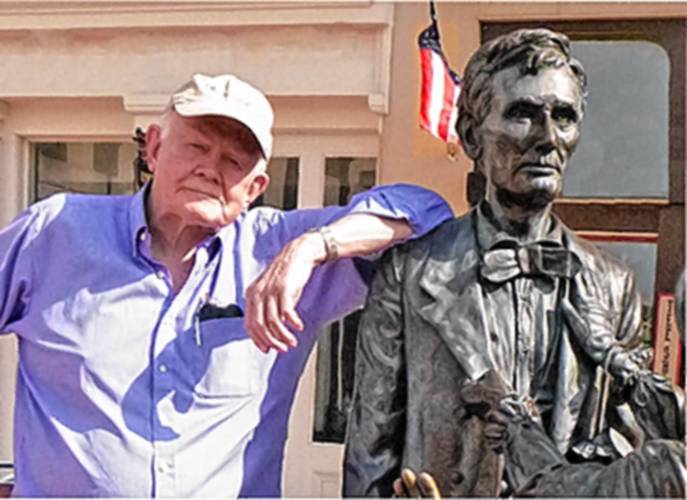 John Bos at the Lincoln Presidential Library and Museum. 