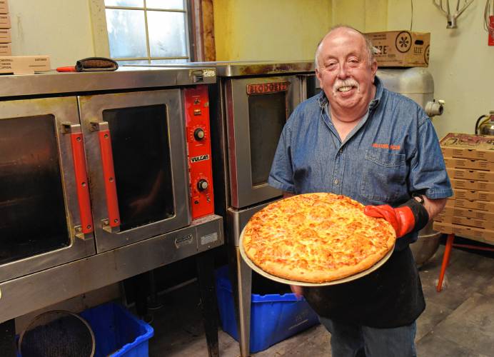 Craig White of Hillside Pizza in Bernardston.