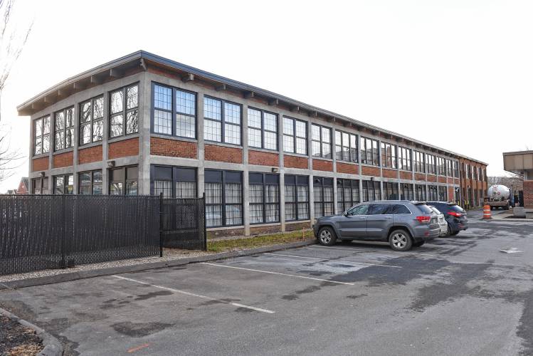 Buildings that were once part of the Lunt Silversmiths manufacturing plant off Federal Street in Greenfield.