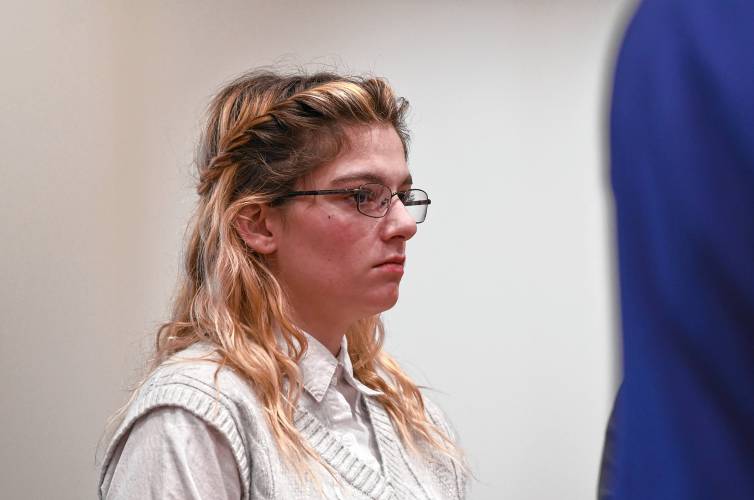 Jennica Chapin in Franklin County Superior Court on Tuesday. 