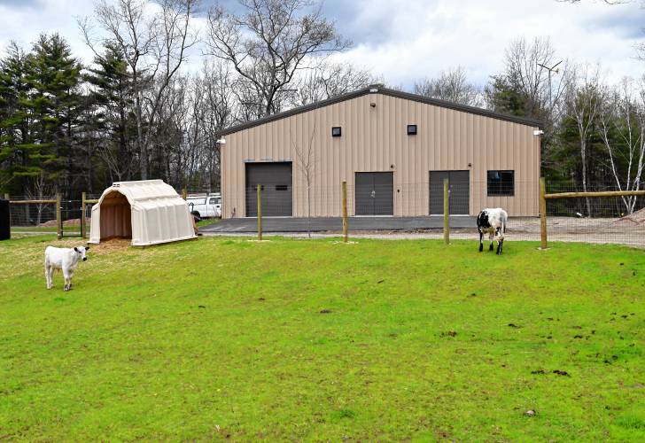 The new Veterinary Center being built at the Franklin County Technical School for teaching animal science with a veterinary concentration.