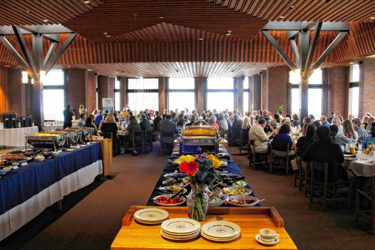 The Franklin County Chamber of Commerce held its annual legislative breakfast at Eaglebrook School in Deerfield on Friday morning.