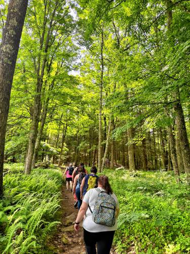 The Berkshire chapter of BLOC takes on Ashintully Gardens and Titus Mansion in Tyringham last summer.