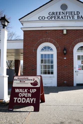 The Greenfield Cooperative Bank branch on Federal Street in Greenfield. The bank is hosting a free information session, conducted in Spanish, in Chicopee to equip first-time homebuyers with the knowledge to navigate the process of purchasing their first home.