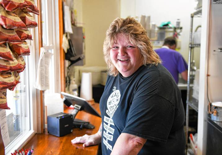 Bonnie Eddy has worked at the Wagon Wheel Restaurant in Gill for the full 20 years it has been open.