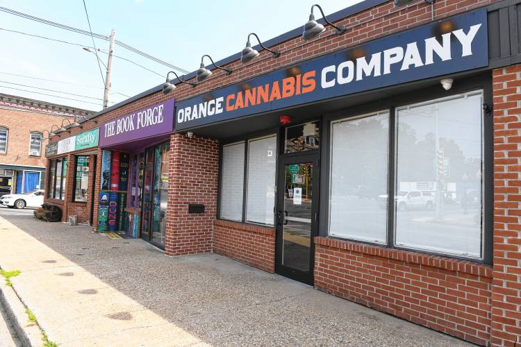 Orange Cannabis Co. at 5 South Main St. in Orange is closed. The closure will remain in effect through at least the end of the year, with a potential reopening in 2025, according to company leaders.