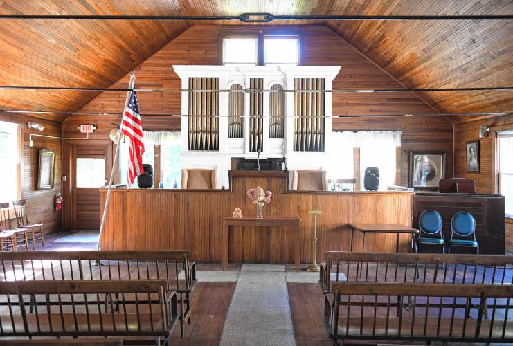 Tabor Thompson Memorial Temple in Lake Pleasant.