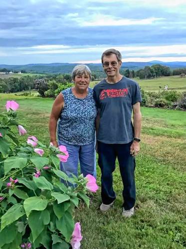 Carolyn and John Wheeler have farmed together in Shelburne for over 50 years, prioritizing family life, animal welfare, and environmental protection. Their multi-generational operation, Wheel-view Farm, affords views of four states.