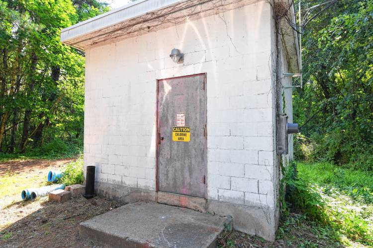 The Northfield Water District’s pumphouse at 22 Strowbridge Road in Northfield.