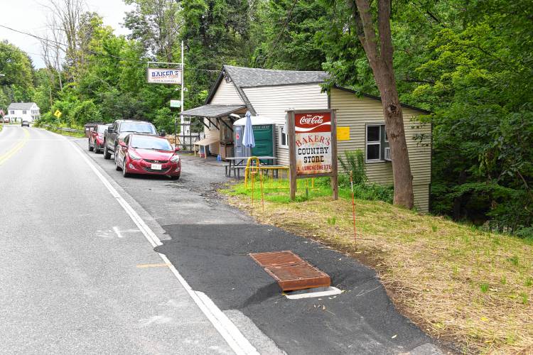 After recent heavy rains damaged Baker’s Country Store in Conway, the Massachusetts Department of Transportation quickly replaced the catch basin and culvert just uphill on Route 116.