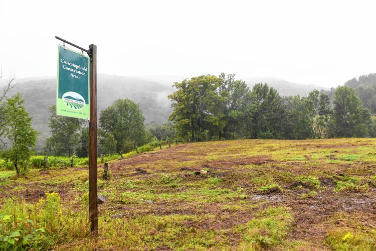 The Crowningshield Conservation Area on West Branch Road in Heath. Using part of a $49,532 grant, the Franklin Land Trust will install a kiosk at the conservation area educating people about stream ecology and geomorphology.