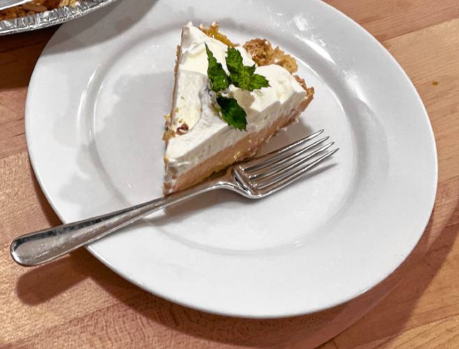 Atlantic Beach Pie was popularized by Bill Smith, the chef who presided over a restaurant called Crook’s Corner in Chapel Hill, North Carolina, for a quarter of a century. It’s a kissing cousin to my favorite summer pie, Key Lime. Like Key Lime, this pie is a snap to make.