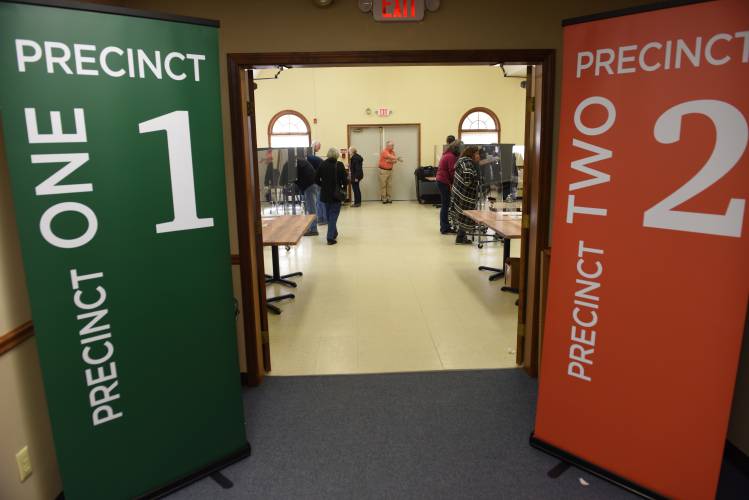 Voting in Orange in 2022. The town has been approved for a five-figure grant to help ensure a reliable and secure 2024 election season.