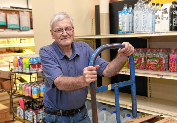 Gary Stevens is retiring after working at Foster’s Supermarket in Greenfield for 50 years.