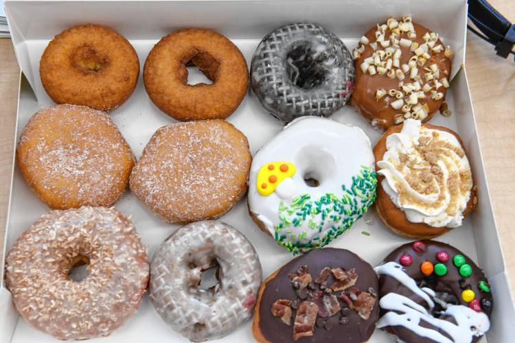 Doughnuts from Adams Donuts on Federal Street in Greenfield.