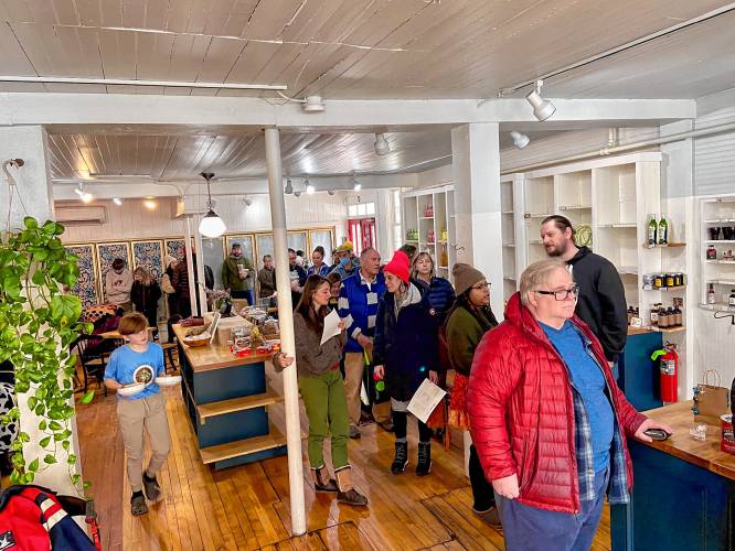 Although owners Wesley and Levi Janssen closed Wells Provisions after Columbus Day weekend last October, the Charlemont business continues to hold pop-up events, such as this one in February.