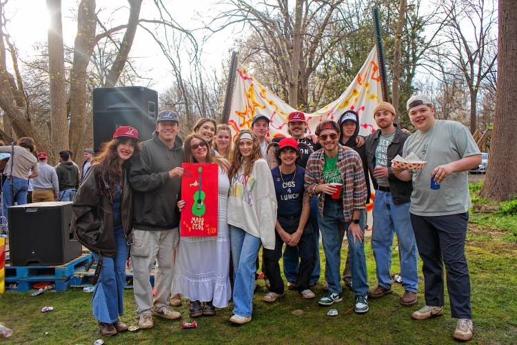 Local Mojo staff pose at MojoFest, which was held April 20 of this year and was attended by over 1,000 students.