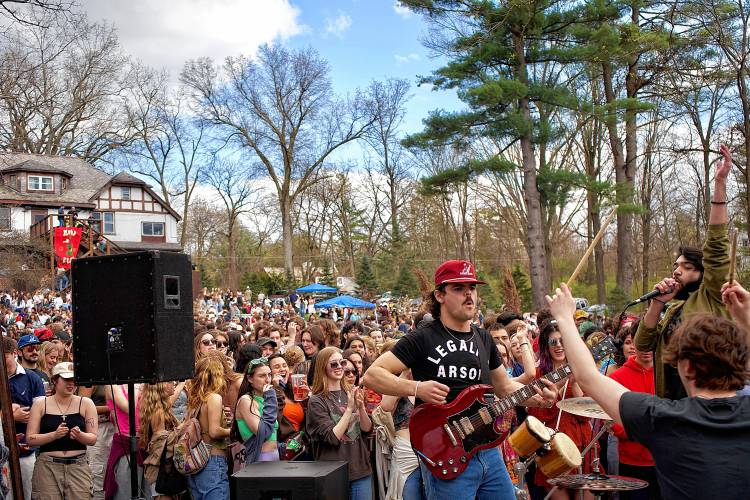 UMass band Greystone performing at Local Mojo’s MojoFest earlier this year to a crowd of over 1,000 students.