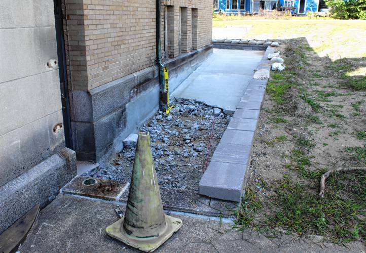 The Wheeler Memorial Library’s basement level remains closed to the public following a mid-July flooding and it will stay that way until the floor is restored, a project that cannot begin until the accessibility ramp is installed. All children’s programming has been temporarily moved to the Moore-Leland Library at 172 Athol Road.