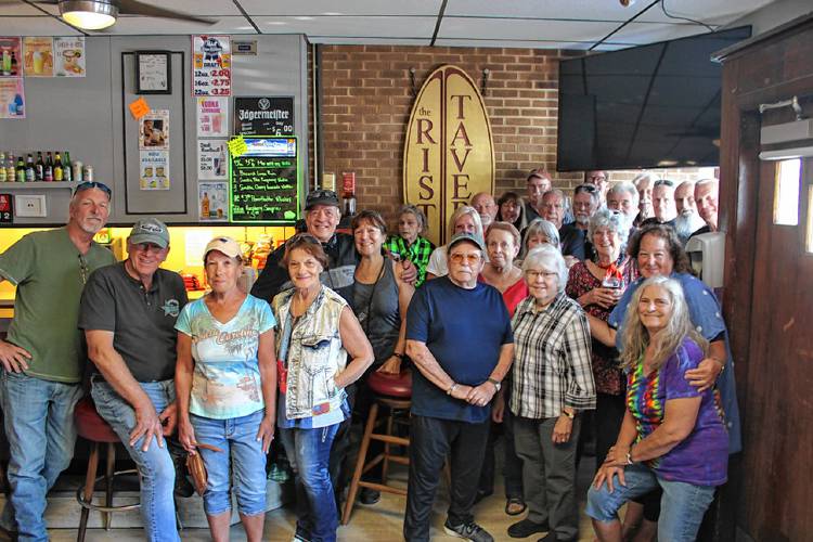 Twenty years after formally disbanding, the Bernardston Harley Owners Group (HOG) chapter ruinted at Smitty’s Pub in Greenfield last week.