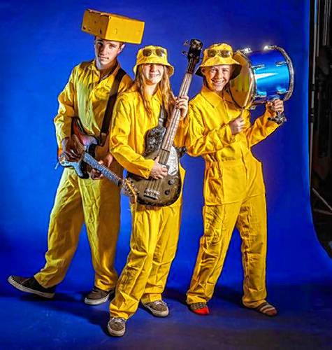 The Cheese Priests, made up of three students from The Academy at Charlemont, will perform at Heath Community Hall on Saturday, Sept. 28.