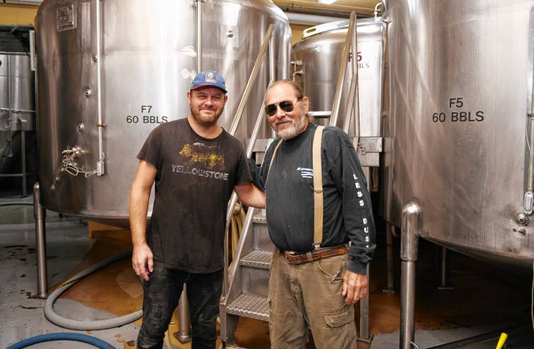 Head Brewer Noah Bogoff now brews with his father, co-founder and President Gary Bogoff, at Berkshire Brewing Co. in South Deerfield.