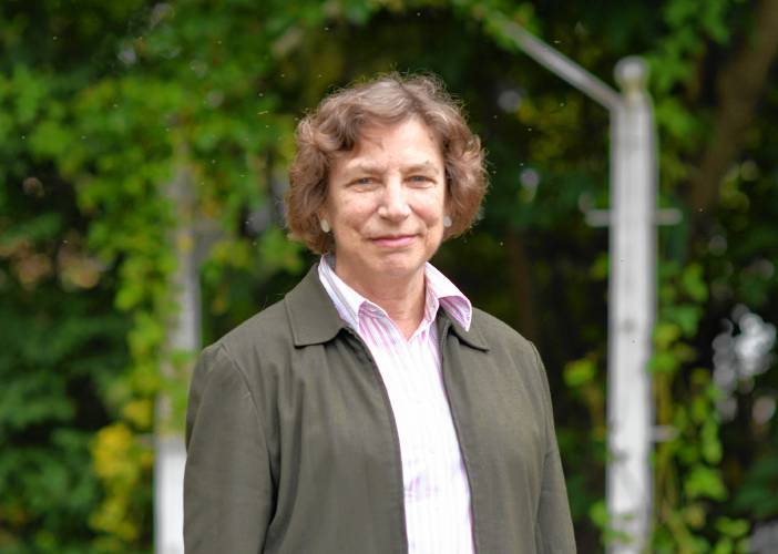 The Rev. Alison Cornish at her Shelburne Falls home.