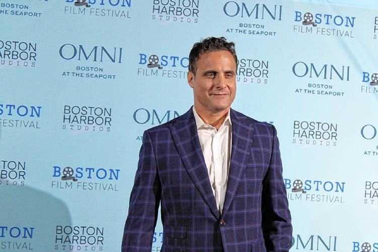 Dominic Fumusa pictured on the red carpet ahead of the premier of the film “Sheepdog” at the 40th Annual Boston Film Festival. Fumusa plays a Montague Police Officer named Clarence ‘Coach O’ O’Riordan in the film.