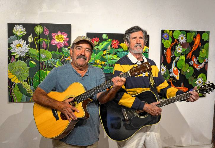 The Box Shop Duo will perform at the Great Falls Discovery Center in Turners Falls on Friday, Oct. 11, at 7 p.m. The Box Shop Duo consists of singer-songwriters Gene Stamell and Mitch Mulholland.