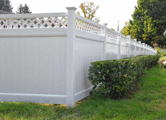 A fence can delineate property lines and offer privacy.