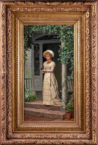 “Sunday Morning,” an 1882 painting by James Wells Champney, is one of 50 objects on display at Historic Deerfield's new “In Pursuit of the Pitcuresque” exhibition.