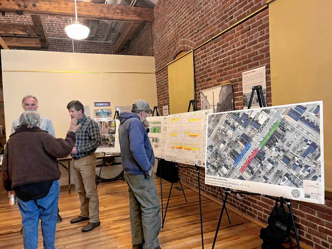 Residents got a first look at accessibility improvements proposed for Avenue A during a public input session at the Great Falls Discovery Center in Turners Falls on Tuesday evening.