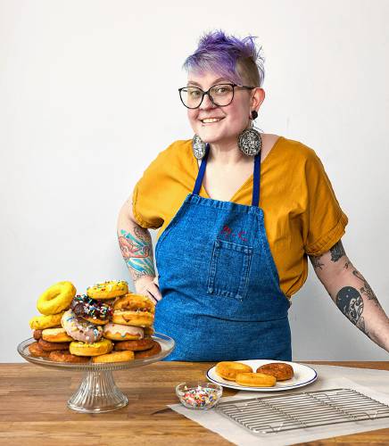 “I think maybe at first glance people might think it’s kind of a weird pairing, social justice and recipes,” author Corrie Locke-Hardy says. She noted, however, that the ways in which food can create bonds is everywhere.