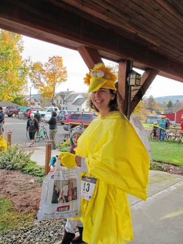 Karina Berenson at a previous Monster Dash 5K in Northfield.