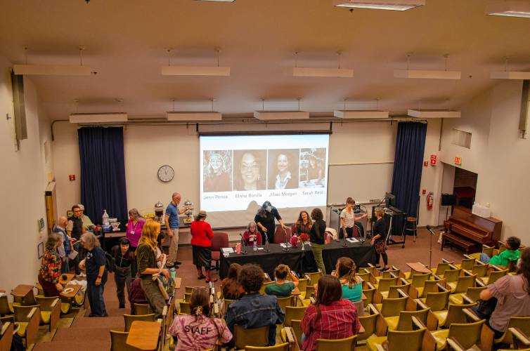 A group of Greenfield Community College alumni discussed their experiences with liberal arts education and the unique career pathways that can follow during a panel discussion at the college on Thursday afternoon.