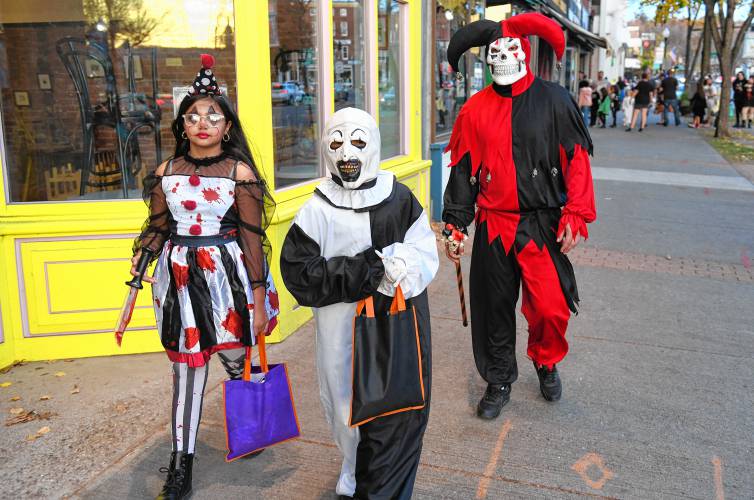 Ghouls abound trick-or-treating in Greenfield.