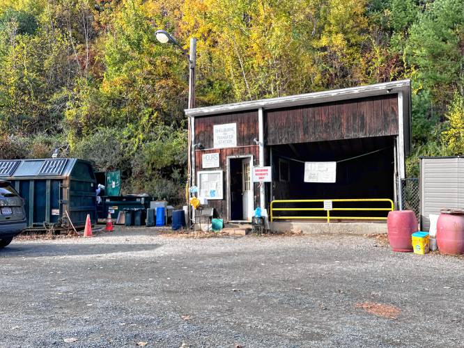 The Shelburne Transfer Station at 80 North River Road.