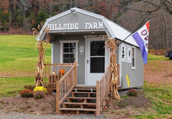 Hillside Farm’s stand on Hillside Road in Deerfield sells eggs as well as other products such as dairy and beef.