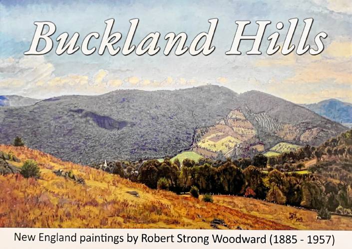 As 2025 approaches, the Buckland Historical Society has announced its yearly calendar is available for sale. The calendar, titled “Buckland Hills,” features painted scenes of Buckland by artist Robert Strong Woodward.