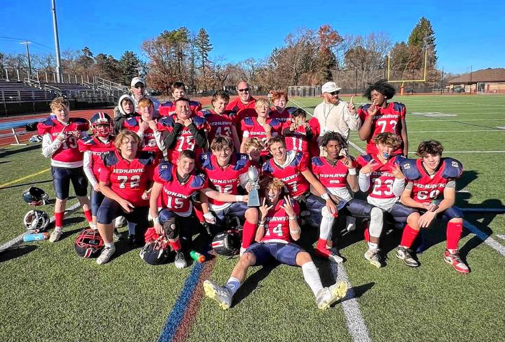 The Frontier Youth Football Senior Division team beat Northampton to capture the SAFL Division 2 Super Bowl on Saturday in Agawam.