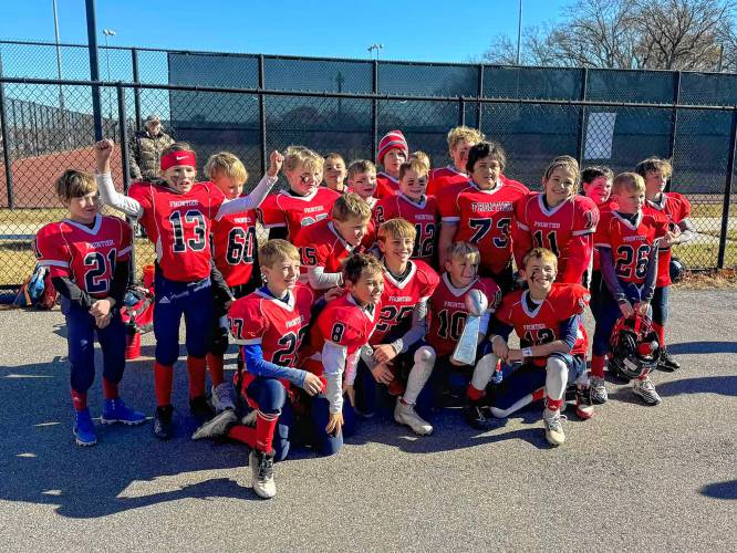 The Frontier Youth Football PeeWee Division team beat Franklin County to capture the SAFL Division 2 Super Bowl on Saturday in Agawam.