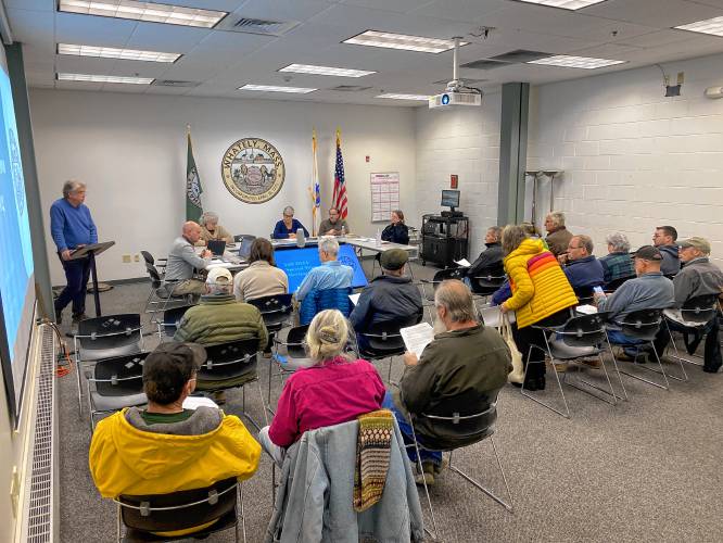 All 10 warrant articles were approved by the 18 Whately residents who joined the Selectboard at Tuesday evening’s Special Town Meeting.