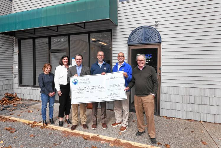 Greenfield Cooperative Bank recently donated $30,000 to the Children’s Advocacy Center of Franklin County and the North Quabbin for its future Orange location.