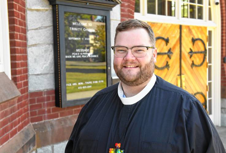 Benjiman Durfee is the newest pastor at Trinity Church in Shelburne Falls.