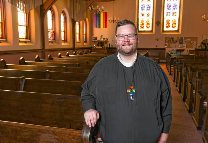 Benjiman Durfee is the newest pastor at Trinity Church in Shelburne Falls.