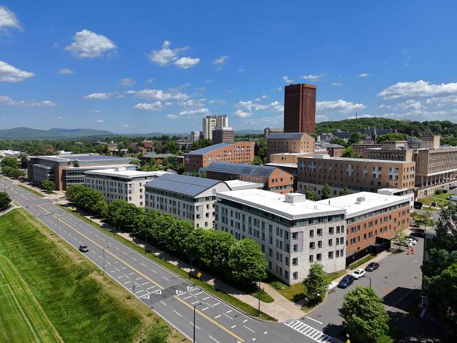 The University of Massachusetts campus in Amherst.