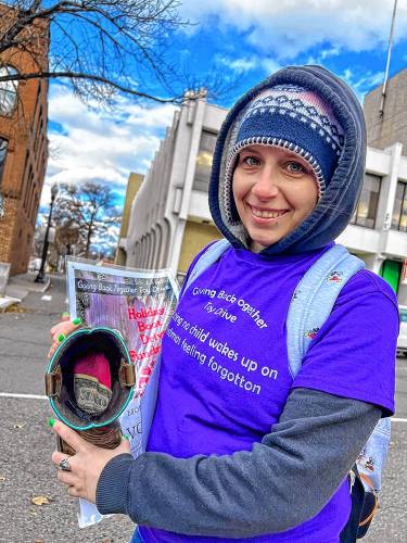 A Giving Back Together Toy Drive boot drive in Greenfield in 2023. Another boot drive will be held from noon to 3 p.m. on Sunday, Nov. 24, at the intersection of Main and Federal streets in Greenfield.